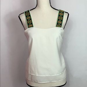 Alter’d State sleeveless white,Aztec straps top